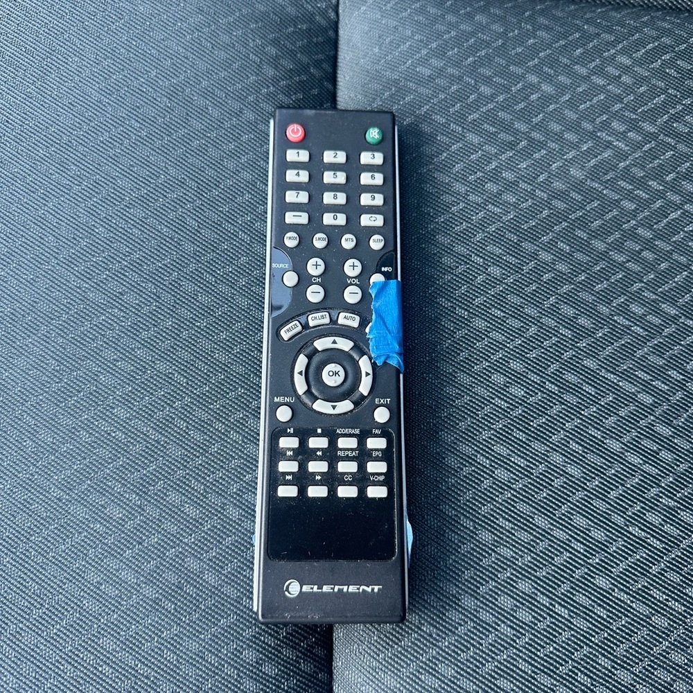 Element Black Remote Control